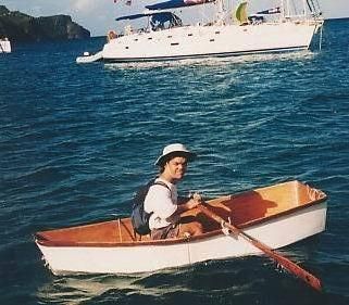 If you would like to build yourself a wee dinghy like this (it will 