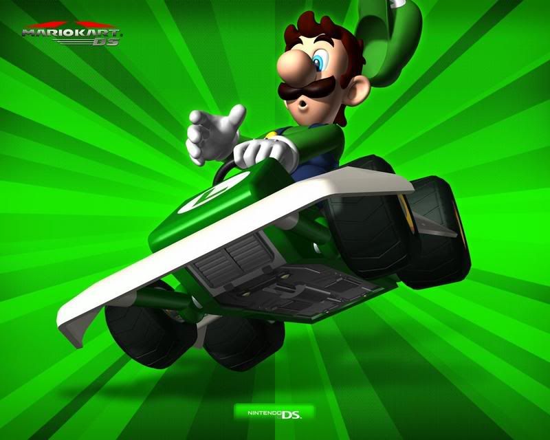 mairo kart luigi Wallpaper