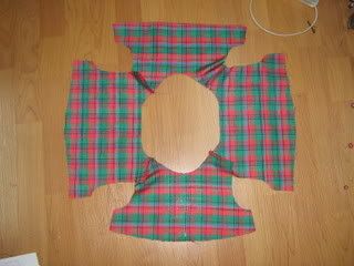 Bodice with self lining