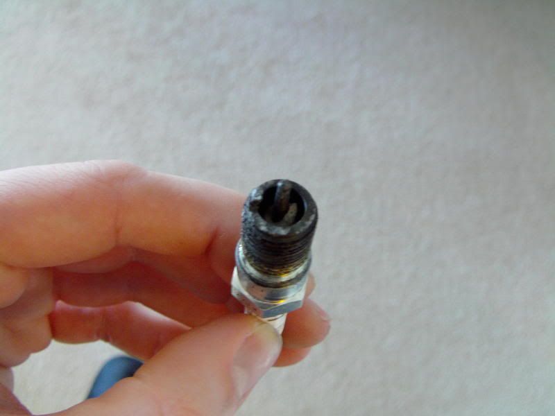 BAD spark plug damage...detonation? *pic inside* Ford Mustang Forums Mustang Forum