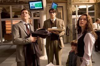 The staff of the Daily Planet is unimpressed by the announcement
