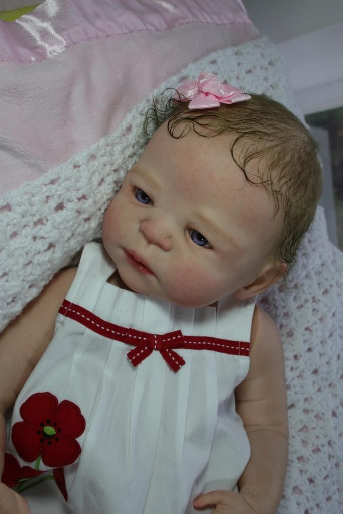 BEAUTIFUL life like SILICONE/VINYL mix Full body reborn baby girl