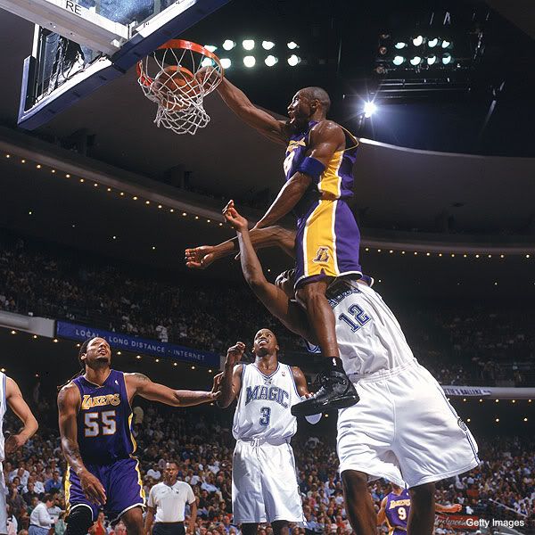 pics of lebron james dunking on kobe. Here#39;s the dunk again in all