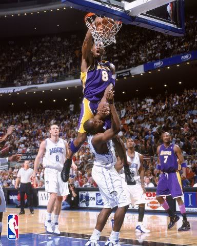 kobe bryant dunks on dwight howard. Here#39;s the dunk again in all