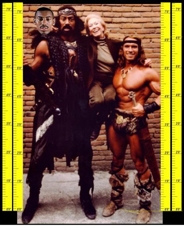 Wilt Story by JT JT (JTJTPhotos) | Photobucket - Arnold Schwarzenegger Andre The Giant And Kareem Abdul Jabbar