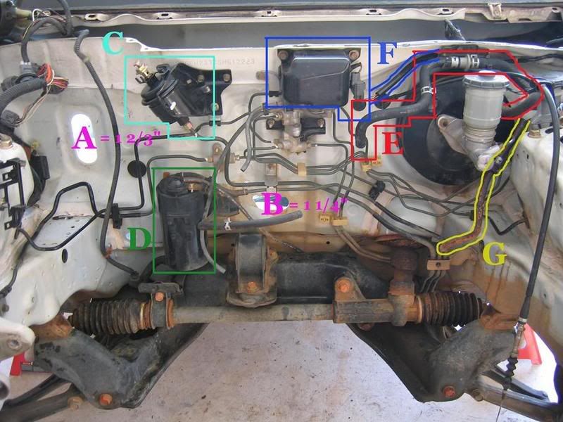 92-95 Civic firewall *PIC* - What can be removed for K20a2 swap? - K20A