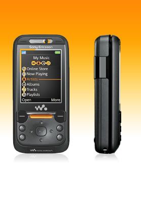 Sony Ericsson W850i with front and side view