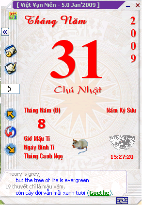 Calendar 5 0 L Ch Vi T V N Ni N Treo Desktop