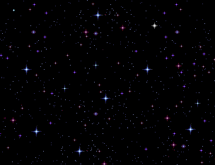 colored stars on blk