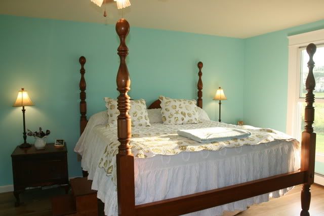 Any aqua/robin's egg blue rooms out there?