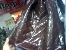 brown checkers bags.