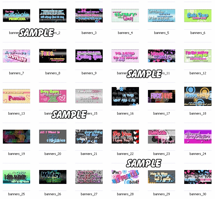 12 Zodiac Banners, used in my layouts 12 Zodiac Backgrounds, also used 