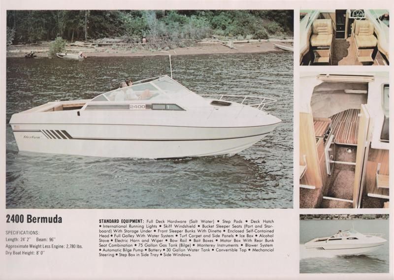 Fiberform motor cruiser range - 1977 catalogue | Boat Design Net