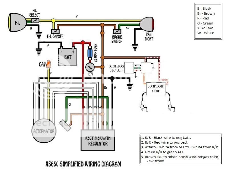 Wiring My Yamaha 350 Xt Motor