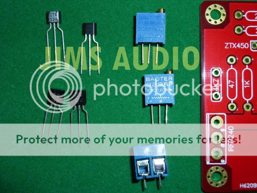 Mosfet pure class A amplifier Kit thick PCB   