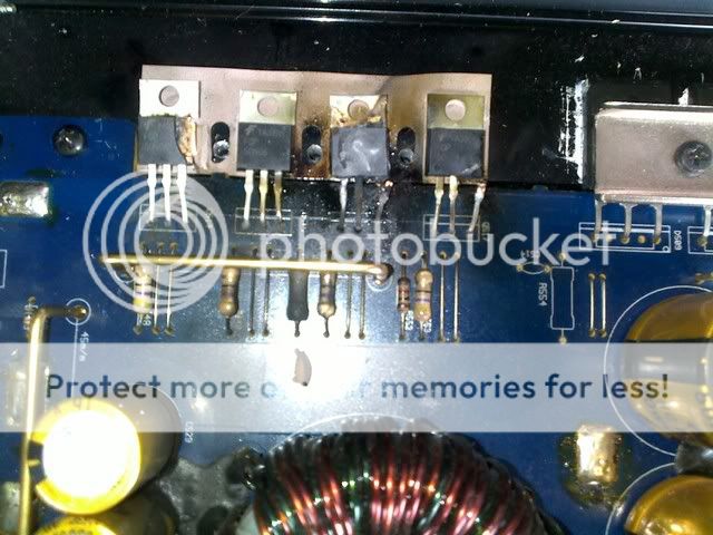 repairing my amplifier -- posted image.