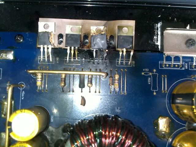 repairing my amplifier -- posted image.